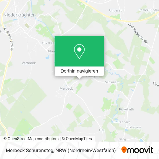 Merbeck Schürensteg Karte