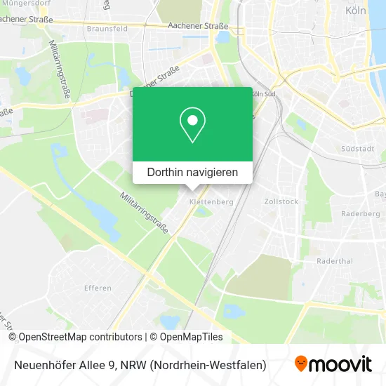 Neuenhöfer Allee 9 Karte