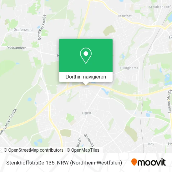 Stenkhoffstraße 135 Karte