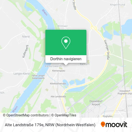 Alte Landstraße 179e Karte