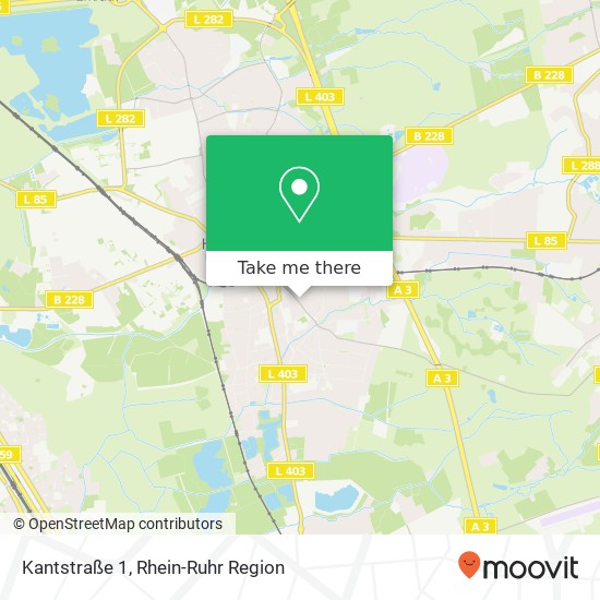 Kantstraße 1 Karte