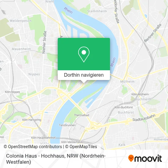 Colonia Haus - Hochhaus Karte