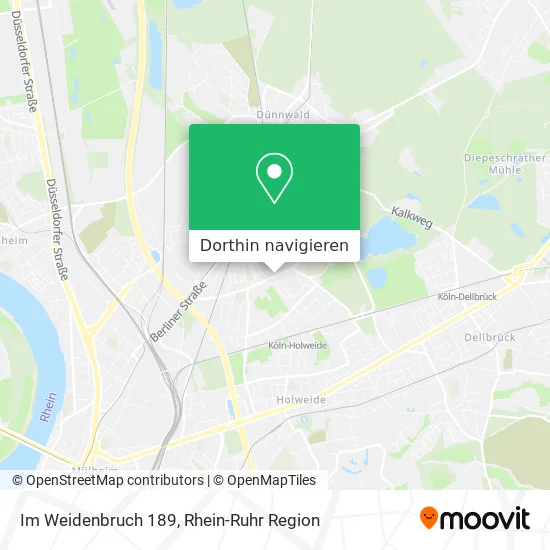 Im Weidenbruch 189 Karte