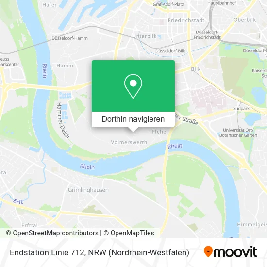 Endstation Linie 712 Karte