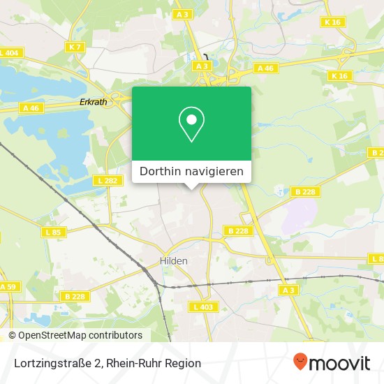 Lortzingstraße 2 Karte