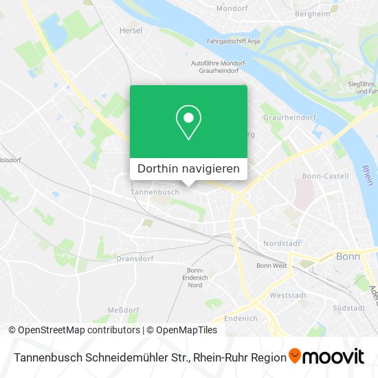 Tannenbusch Schneidemühler Str. Karte