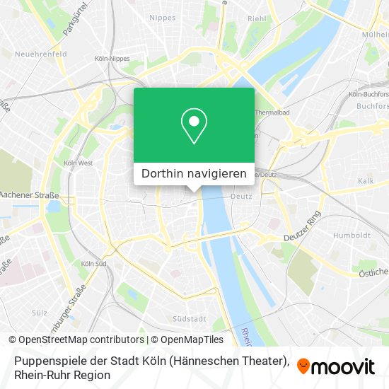 Puppenspiele der Stadt Köln (Hänneschen Theater) Karte