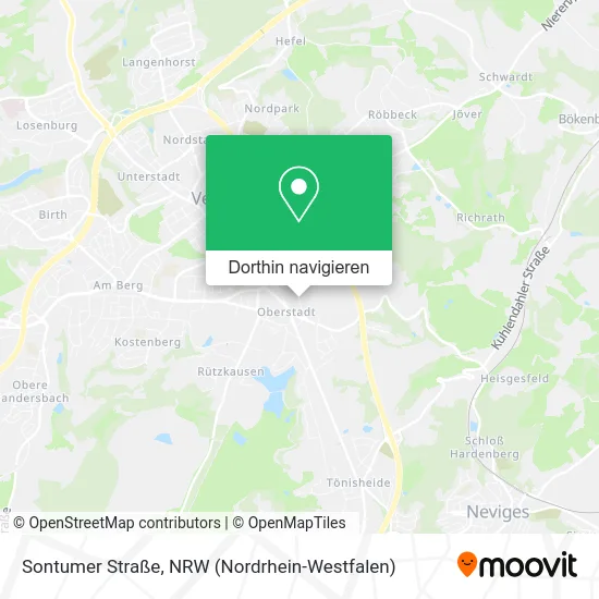 Sontumer Straße Karte