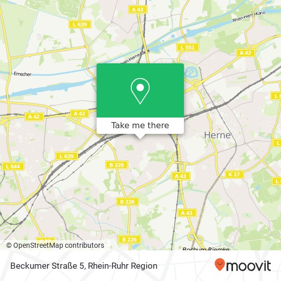 Beckumer Straße 5 Karte