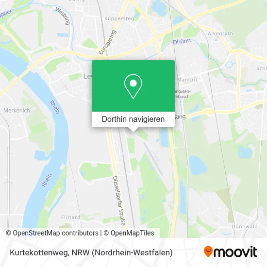 Kurtekottenweg Karte