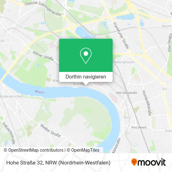 Hohe Straße 32 Karte