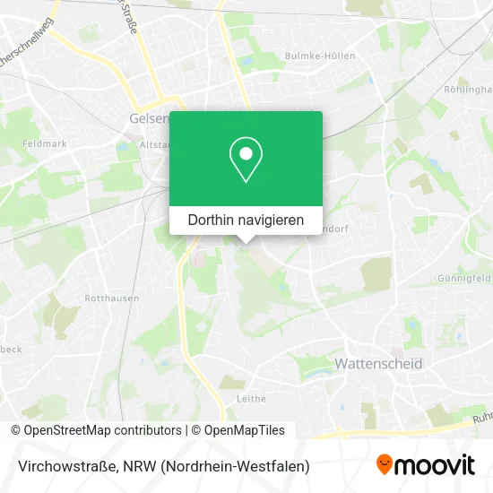 Virchowstraße Karte