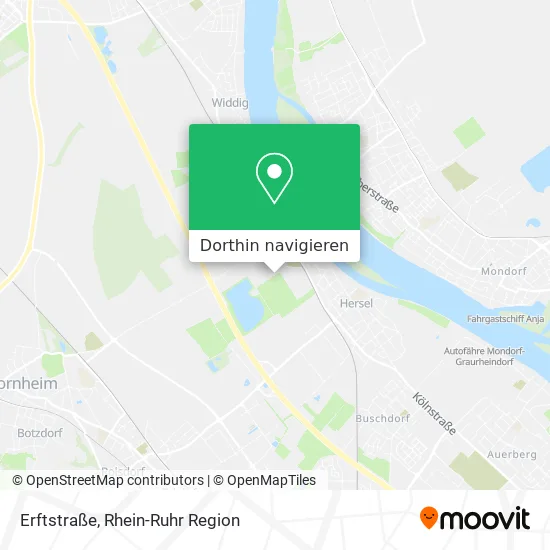 Erftstraße Karte