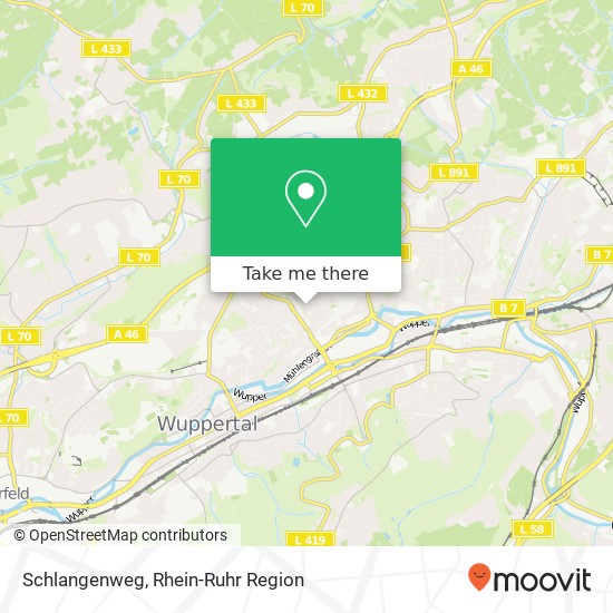 Schlangenweg Karte