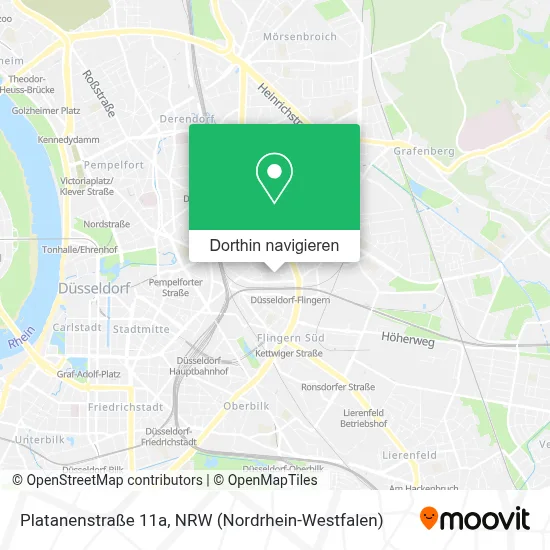 Platanenstraße 11a Karte