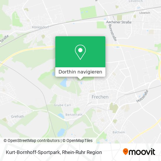 Kurt-Bornhoff-Sportpark Karte