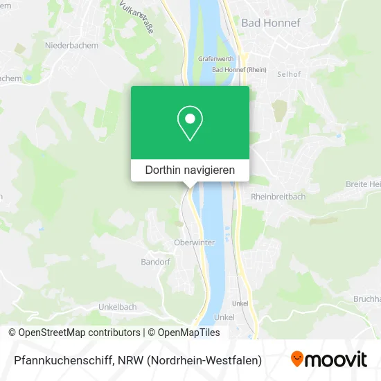 Pfannkuchenschiff Karte