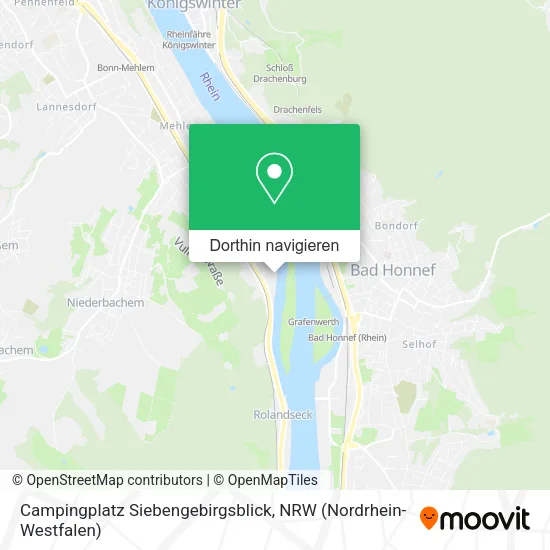 Campingplatz Siebengebirgsblick Karte