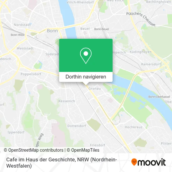 Cafe im Haus der Geschichte Karte