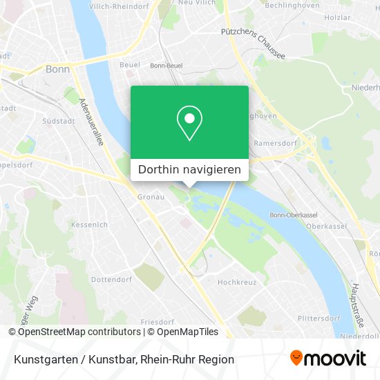 Kunstgarten / Kunstbar Karte