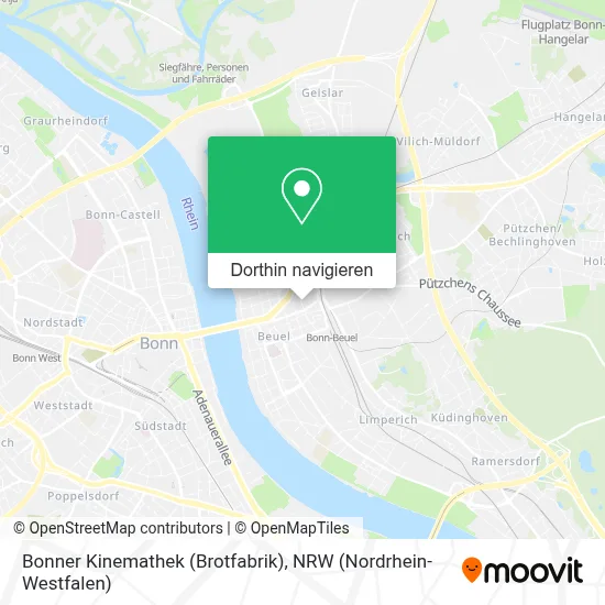 Bonner Kinemathek (Brotfabrik) Karte