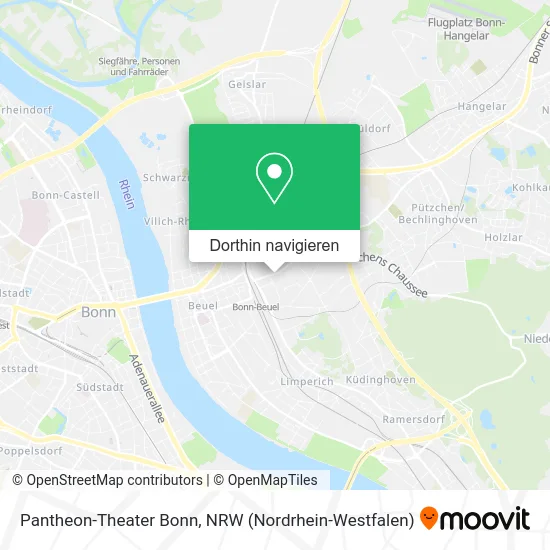 Pantheon-Theater Bonn Karte