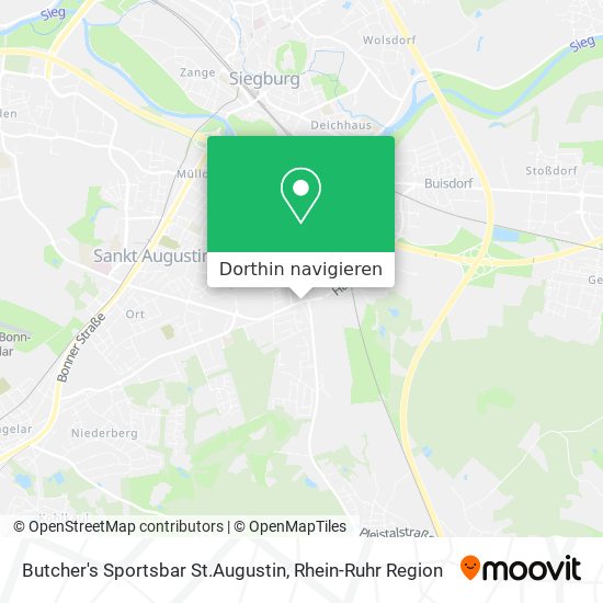 Butcher's Sportsbar St.Augustin Karte