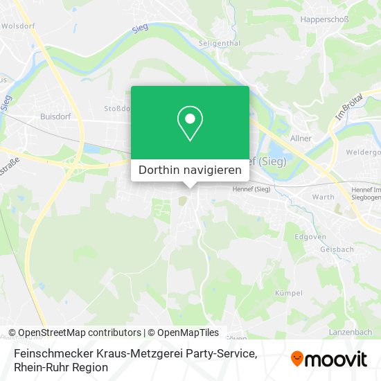 Feinschmecker Kraus-Metzgerei Party-Service Karte