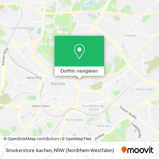 Smokerstore Aachen Karte