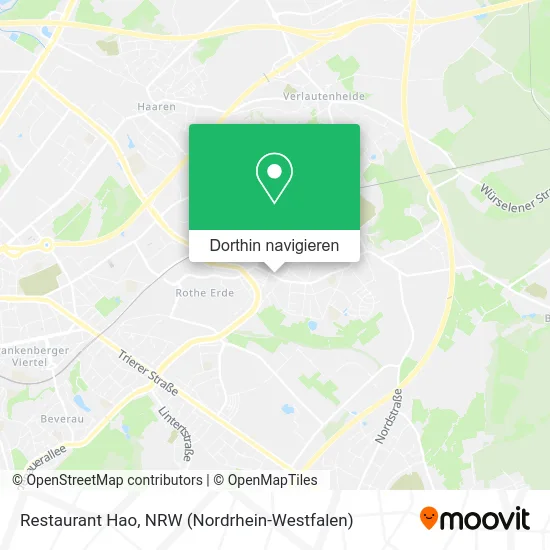 Restaurant Hao Karte