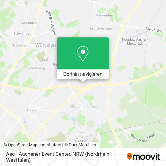 Aec - Aachener Event Center Karte