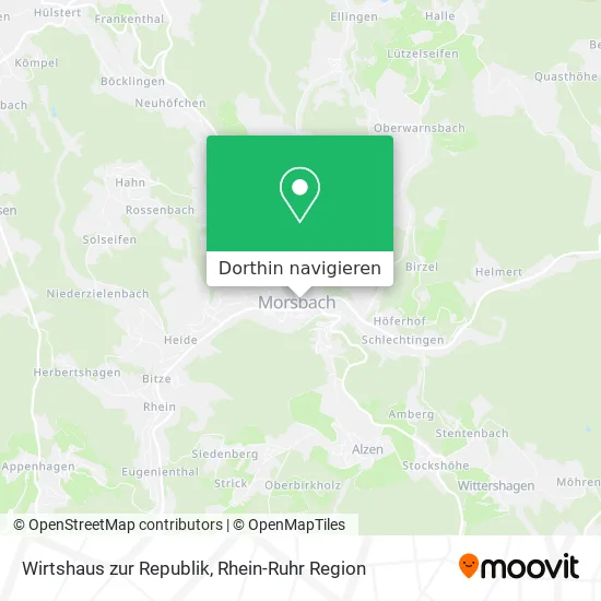 Wirtshaus zur Republik Karte