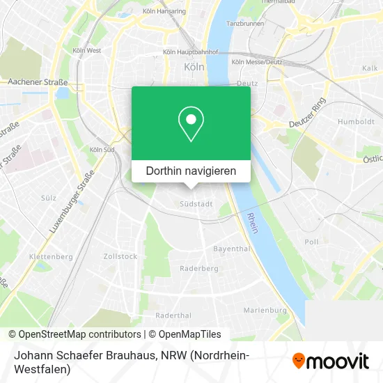 Johann Schaefer Brauhaus Karte