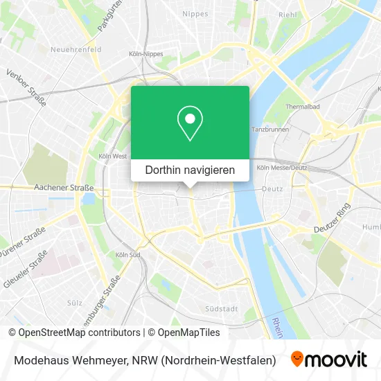 Modehaus Wehmeyer Karte