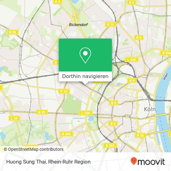 Huong Sung Thai, Venloer Straße 214 Ehrenfeld, 50823 Köln Karte