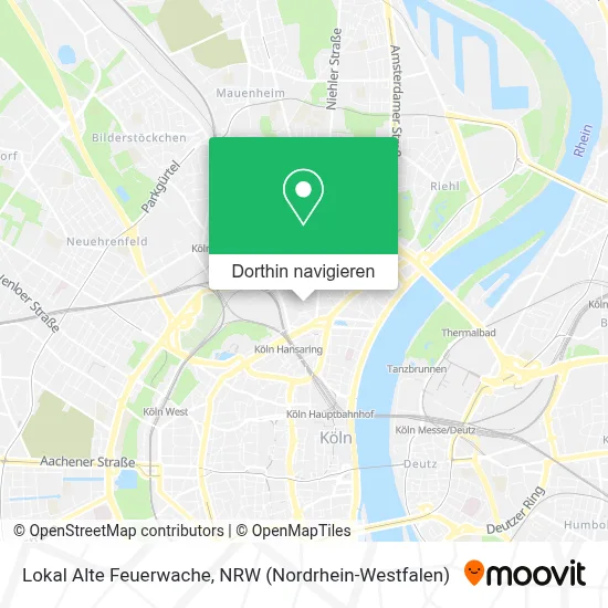 Lokal Alte Feuerwache Karte