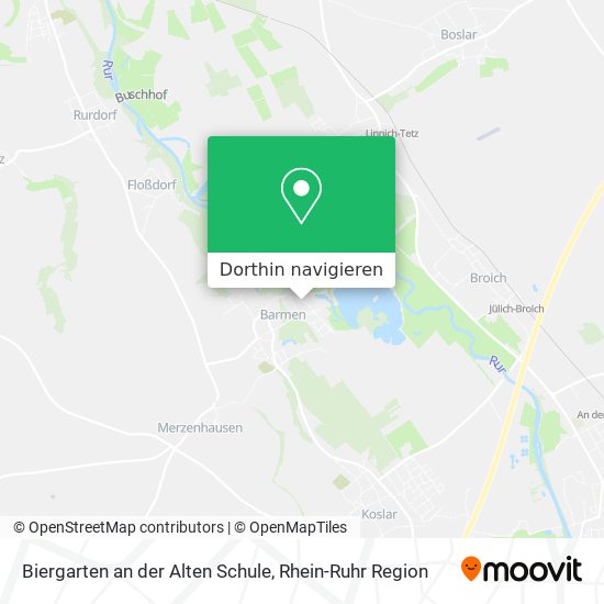 Biergarten an der Alten Schule Karte