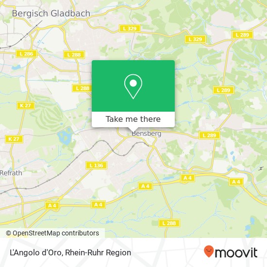 L'Angolo d'Oro, Schloßstraße 4 Bensberg, 51429 Bergisch Gladbach Karte