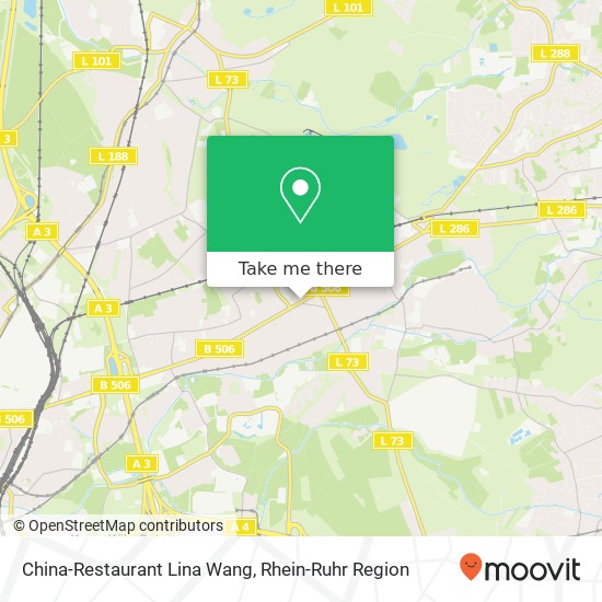 China-Restaurant Lina Wang, Bergisch Gladbacher Straße 789 Dellbrück, 51069 Köln Karte