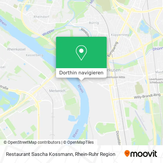 Restaurant Sascha Kossmann Karte