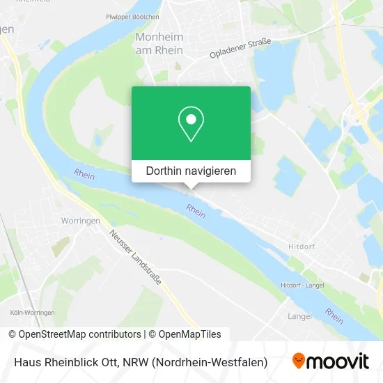 Haus Rheinblick Ott Karte