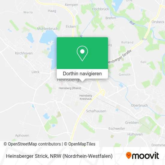 Heinsberger Strick Karte