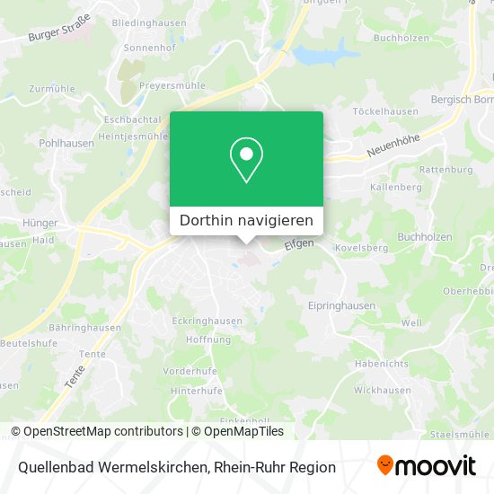 Quellenbad Wermelskirchen Karte