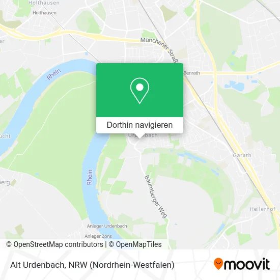 Alt Urdenbach Karte