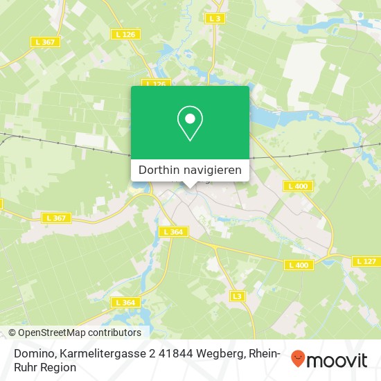 Domino, Karmelitergasse 2 41844 Wegberg Karte