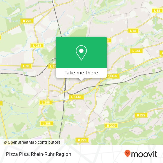 Pizza Pisa, Merscheider Straße 36 42699 Solingen Karte