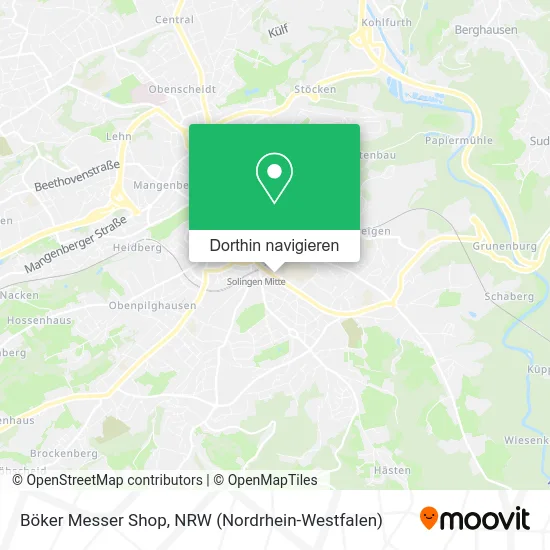 Böker Messer Shop Karte