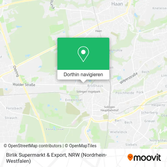 Birlik Supermarkt & Export Karte