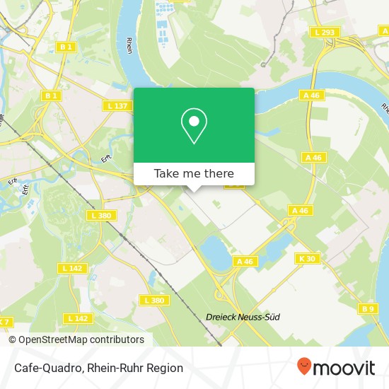 Cafe-Quadro, Sperberweg 4 Grimlinghausen, 41468 Neuss Karte