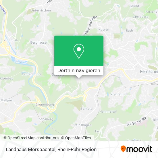 Landhaus Morsbachtal Karte